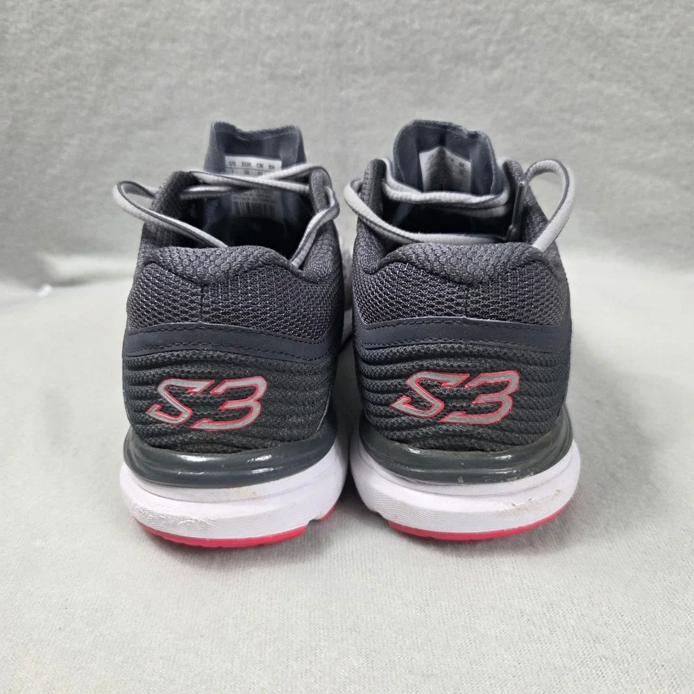 361 Degrees Sensation 3 Womens Running Shoes Grey Pink Y852-0607 US 7